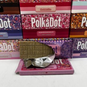 Polka dot mushroom bars